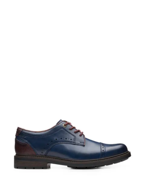Clarks Originals Un Shire Vibe brogue-detail Derby shoes Blue 26176914