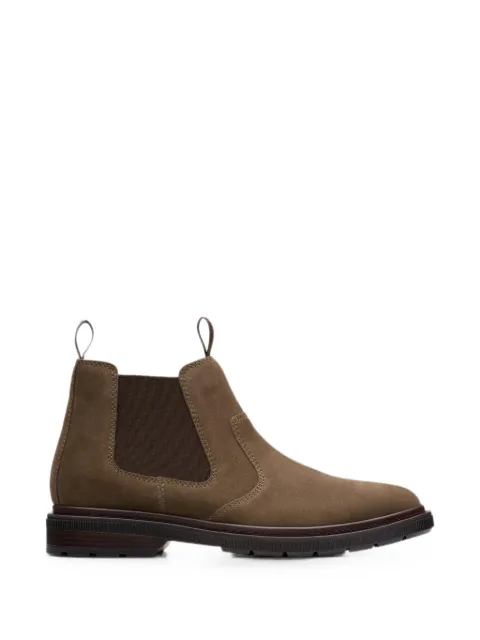 Clarks Originals Burchill Up suede Chelsea boots Brown 26179404