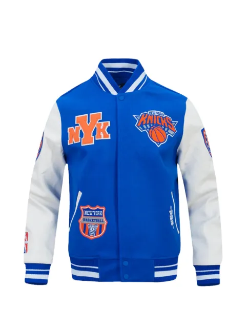 Pro Standard x New York Knicks Letterman varsity jacket Blue BNK6516959RWH