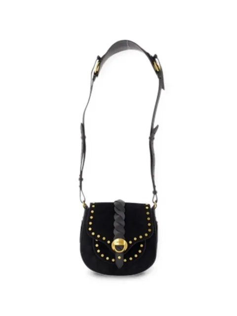 ISABEL MARANT small Altay stud-embellished crossbody bag Black BF0099FAD3C19M01BK