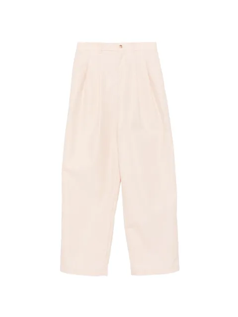 WARDROBE.NYC pleated palazzo pants Neutrals W211S26CO