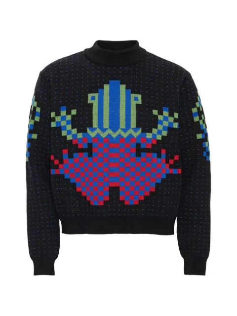 Henrik Vibskov Cross Stitch sweater Black AW26STUDM708
