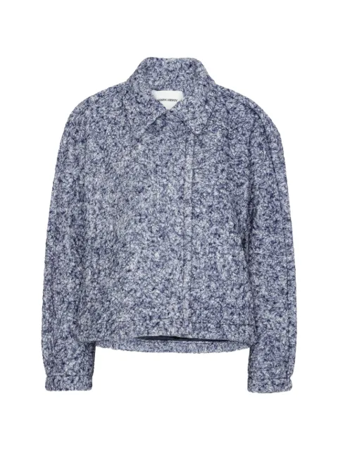 Henrik Vibskov Dartbi textured jacket Blue AW26STUDF606