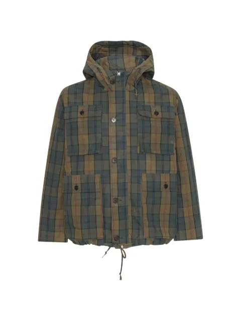 Henrik Vibskov Field tartan jacket Brown AW26STUDM612