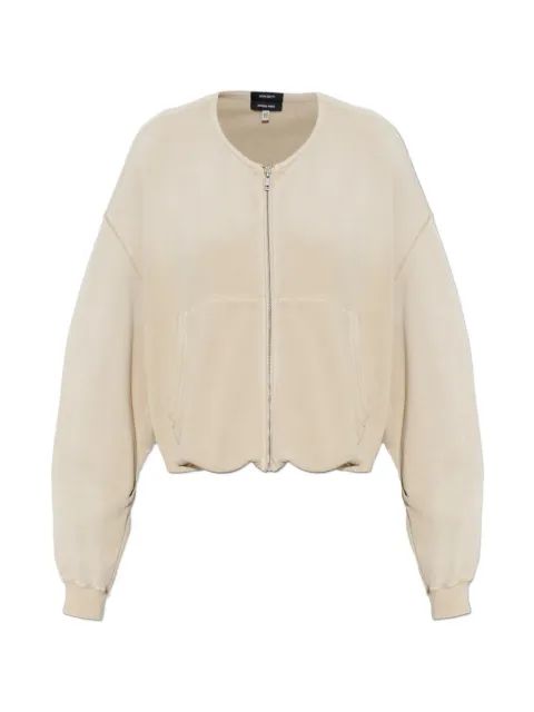 R13 zip-up oversized sweatshirt Neutrals R13WK364001AL0