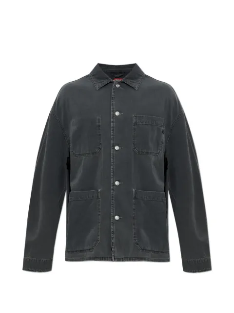 Diesel D-Stack-U patch-detail jacket Grey A19260068WR