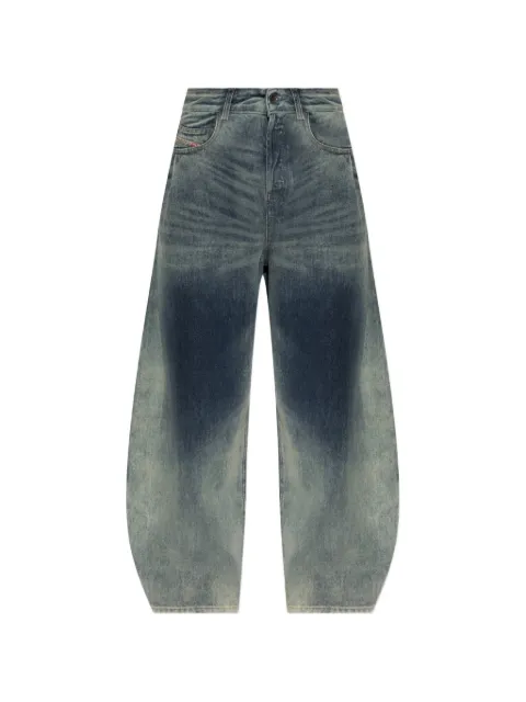 Diesel faded-effect wide-leg jeans Blue A23987007EF