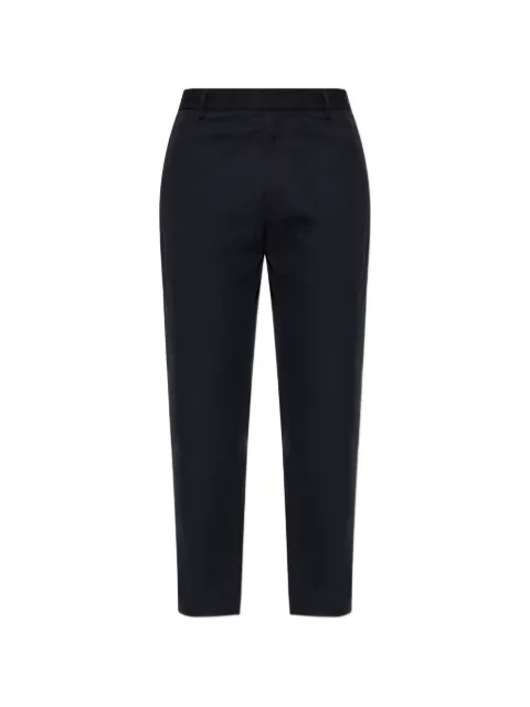 Jil Sander creased cotton trousers Blue J21KA0011J45340