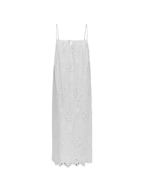 Matteau Broderie Cami midi dress White BRODERIECAMIMIDIDRESS0