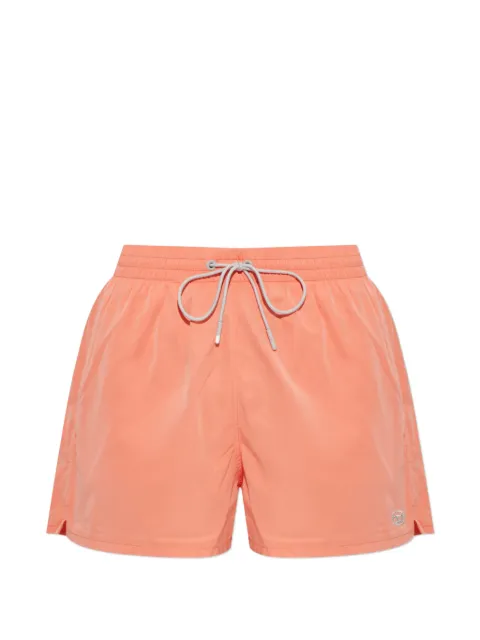 Diesel swim shorts with metallic oval D logo Orange A205120KNBN