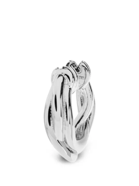 Jil Sander twisted hoop earring Silver J30VG0140P6959