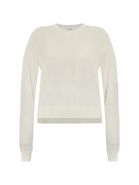 Jil Sander side-slit sweater Neutrals J02GP0297J14501
