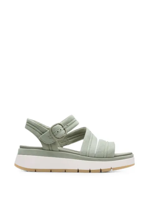 Clarks Originals Tuscan strap suede sandals Green 26181474