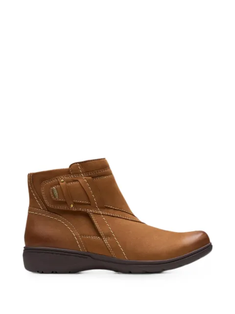 Clarks Originals Carleigh Style leather ankle boots Brown 26180602