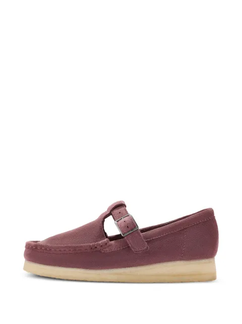 Clarks Originals Wallabee T Bar loafers Purple 26183077