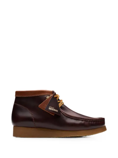Clarks Originals Wallabee Hiker leather desert boots Brown 26178095