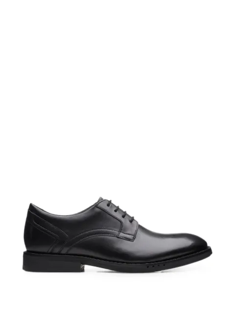 Clarks Originals Un Hugh leather Derby shoes Black 26168322