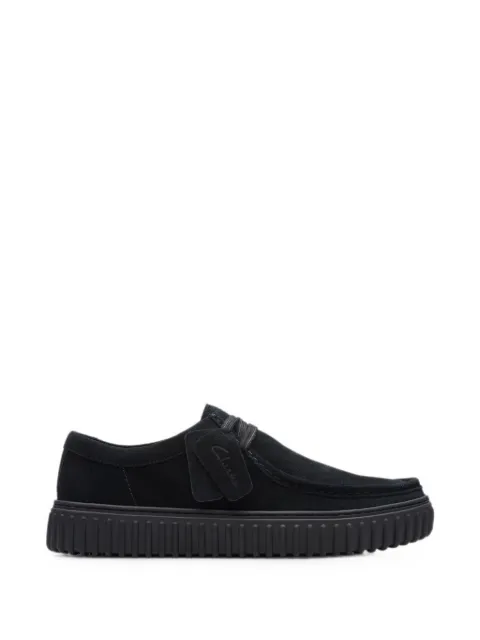 Clarks Originals Torhill Lo suede Derby shoes Black 26172019