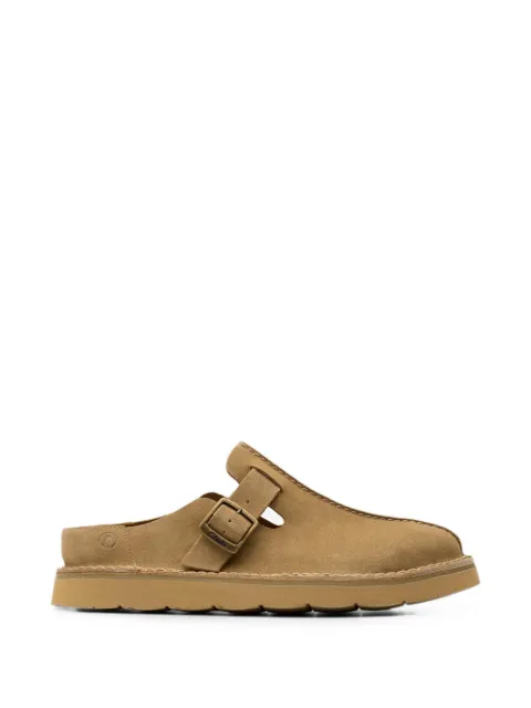 Clarks Originals Solsbury buckle-strap suede mules Brown 26180882