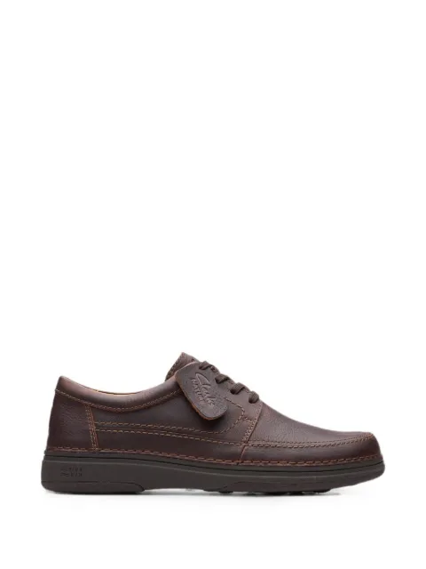 Clarks Originals Nature 5 Lo leather lace-up Derby shoes Brown 26168614