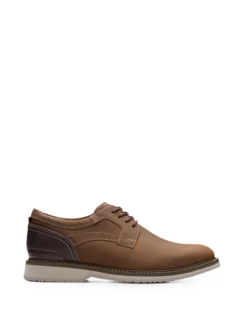 Clarks Originals Monahan Plain leather Derby shoes Brown 26184410