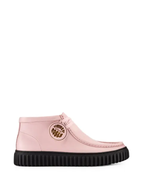 Clarks Originals x Martine Rose Torhill Hi leather boots Pink 26180975