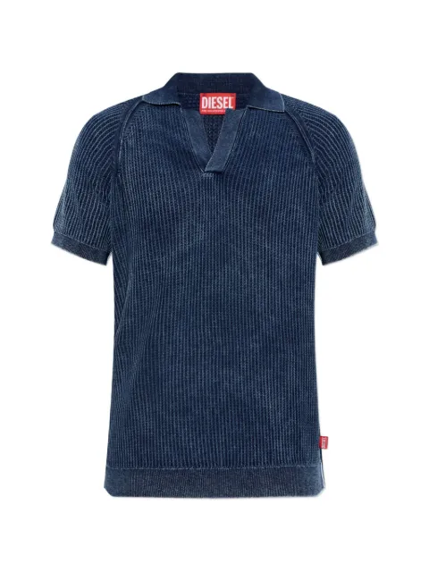 Diesel ribbed-knit T-shirt Blue A230510HNBS