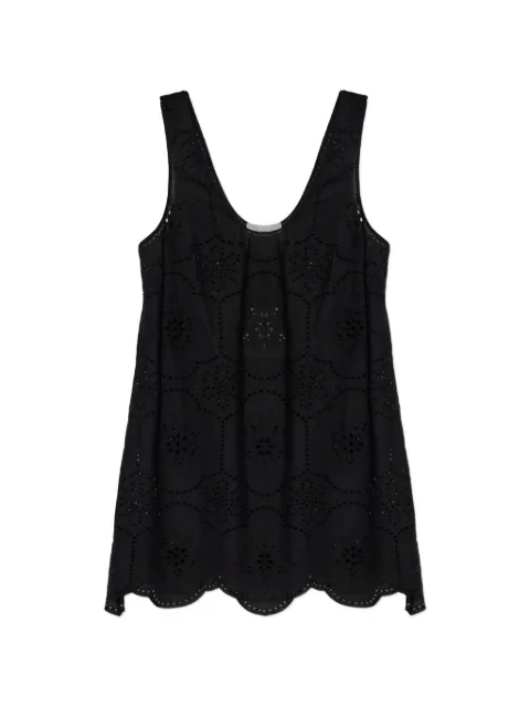Matteau broderie-anglaise mini dress Black BRODERIETANKMINIDRESS0