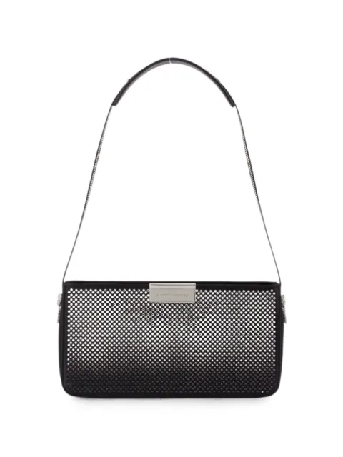 Alexander Wang Siren crystal-embellished shoulder bag Black 20326P72L001