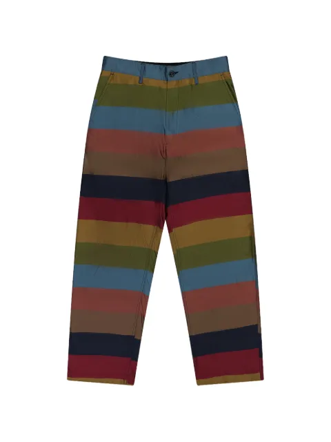 4SDESIGNS Everyday striped trousers Blue 4SDMBTM0004