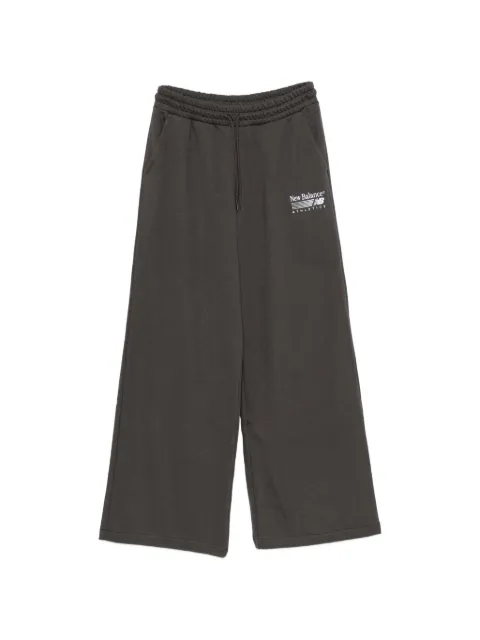 New Balance Trackside logo-embroidered track pants Black WB62412F