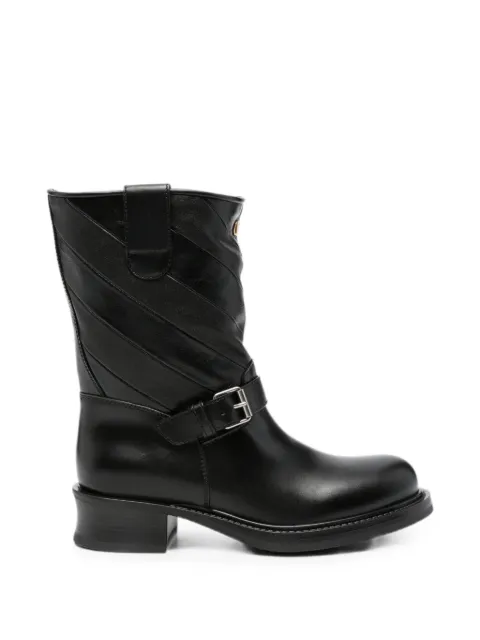 Valentino Garavani VLogo Signature buckle-fastening boots Black WS0NX6QWZ