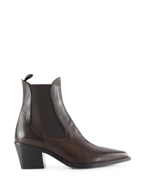 Notabene Luna pointed-toe boots Brown LUNA