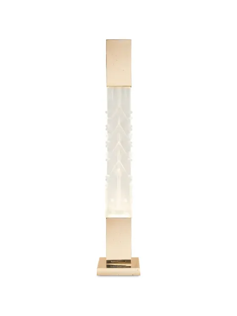 Venini Stele I engraved floor lamp White 89201