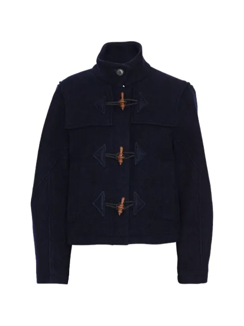 Henrik Vibskov Duffle toggle-fastening jacket Blue AW26STUDF604