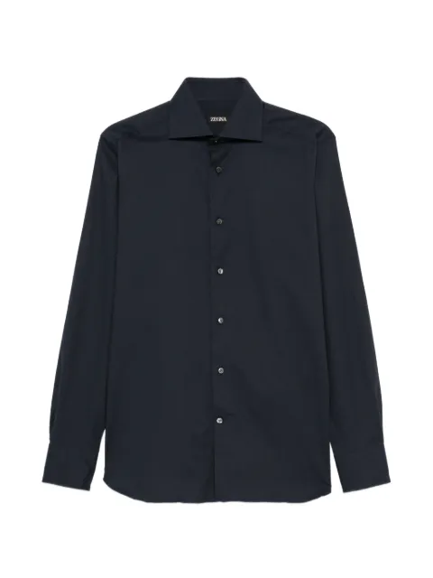Zegna long-sleeve button-down shirt Blue 401343A49MS0BA