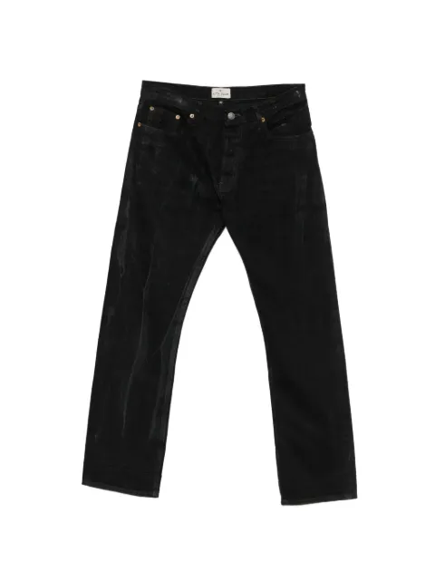 ANTIK DENIM logo-plaque jeans Black AM1002