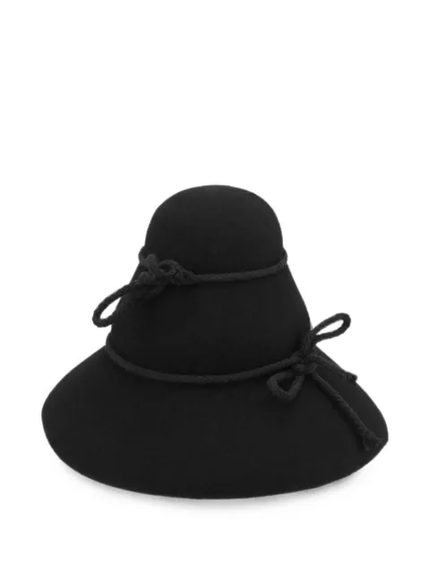 Henrik Vibskov Tower sculptural-crown hat Black AW26STUDA915