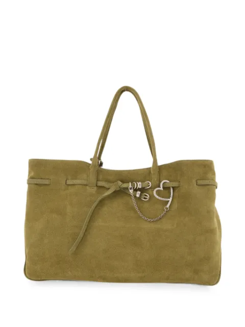 Marge Sherwood Grandma Used Xl suede tote bag Green M26431SB13SUDO