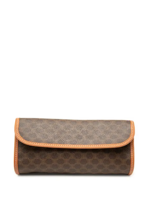 Celine Pre-Owned 1999 Macadam Coated Canvas clutch bag Brown UOBHPM3V4RN9F5L8