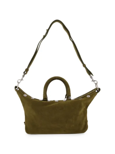Marge Sherwood Dumpling studded suede tote bag Green M26431TB19SUDO