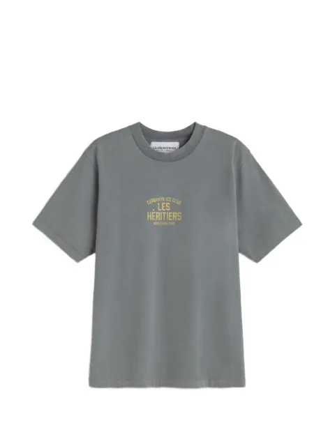 LES HÉRITIERS graphic-print T-shirt Grey HOCKEYTEE