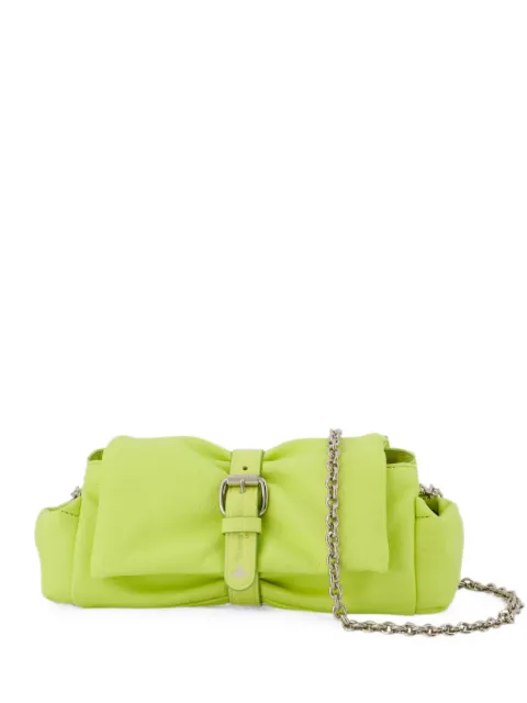 Vivienne Westwood Hazel Treasure leather clutch bag Green 49030004WL00EBM403