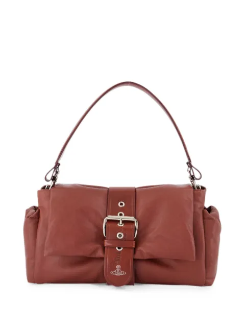 Vivienne Westwood Hazel Treasure leather shoulder bag Brown 4601000GWL00EBD405