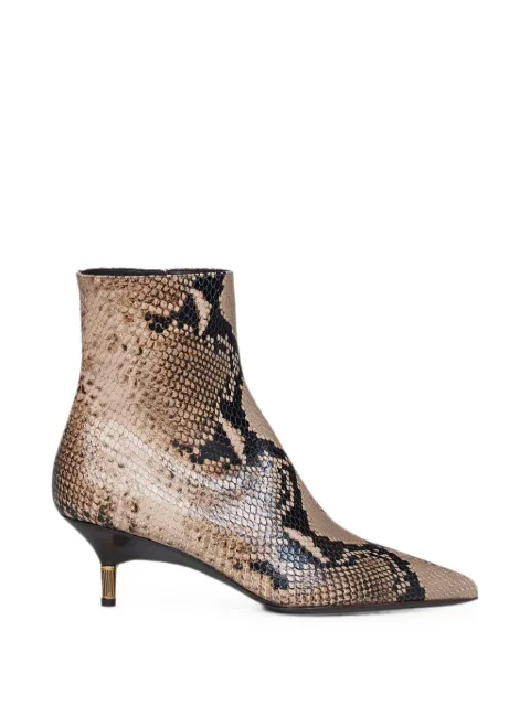 KHAITE Empire leather boots Neutrals F1116803461