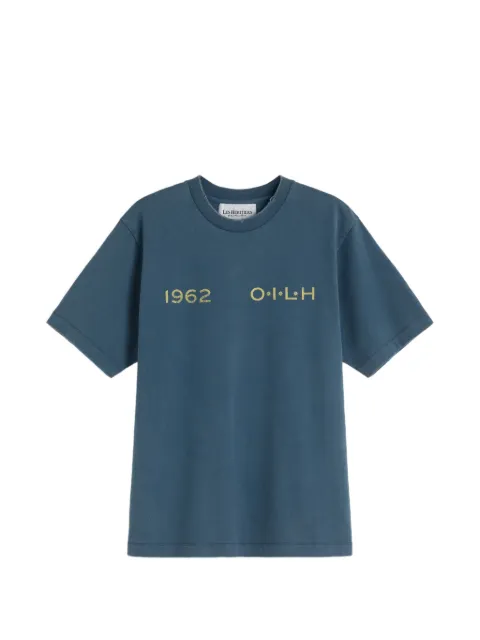 LES HÉRITIERS graphic-print T-shirt Blue OILHTEE