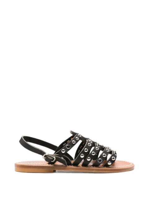 K. Jacques studded cage sandals Black 26SHTSC020