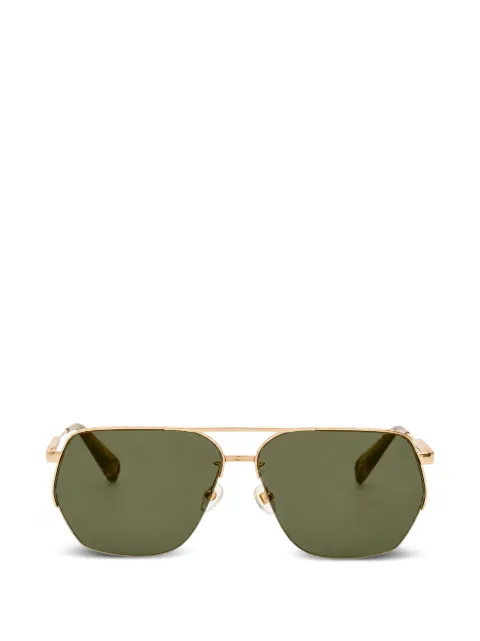 Jacquemus geometric-frame sunglasses Gold JAC67