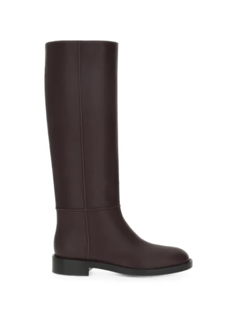 Gianvito Rossi Étrier flat boots Red G8003220CUOVGI