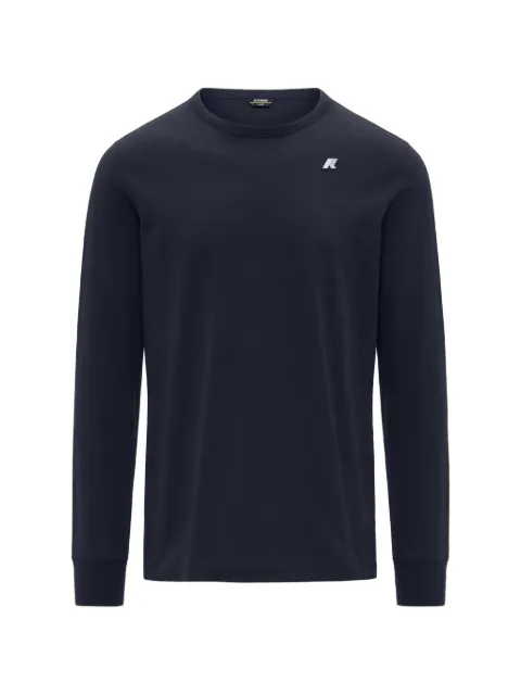 K-Way Elmer Js Peach long-sleeve T-shirt Blue K8136DW
